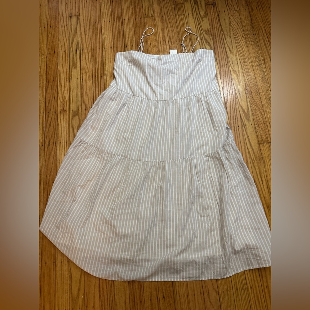 NWT Abercrombie Striped Sleeveless Dress